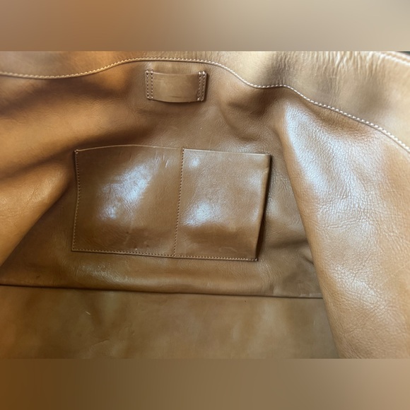 GABRIELA HEARST Mcewan Tote XL Oversized Brown Carryon Leather Bag Shopper Jumbo - Picture 12 of 16